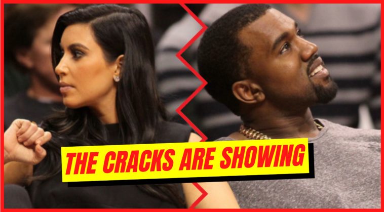 KIM & KANYE THE CRACKS ARE SHOWING