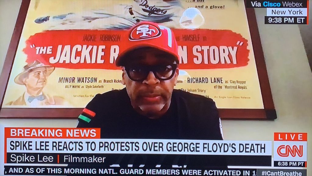 Spike Lee reacts to protests over Gorge Floyd death