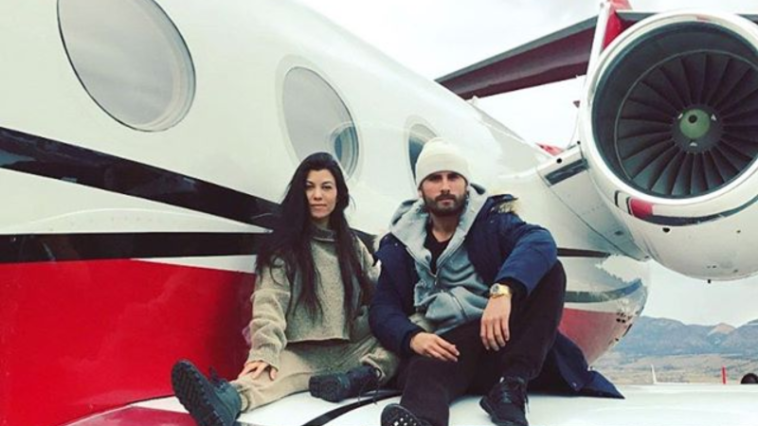 little flirtation between Kourtney Kardashian and Scott Disick on Instagram