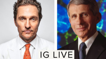 Matthew McConaughey interview Dr. Fauci on Instagram on COVID19