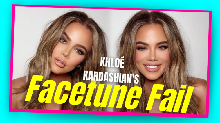 Khloé Kardashian's Photoshop Fail