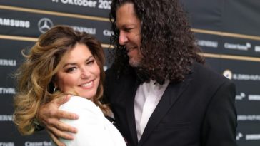 Shania Twain with husband Frédéric Thiébaud