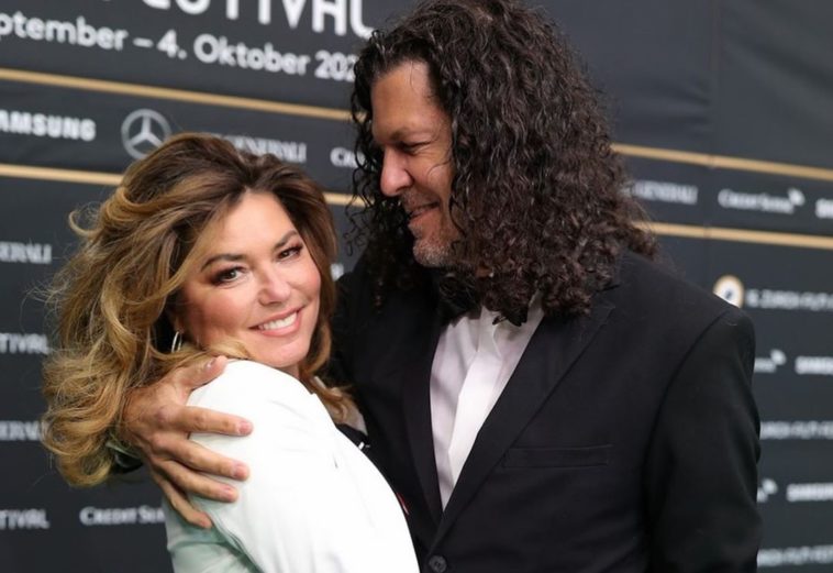 Shania Twain with husband Frédéric Thiébaud