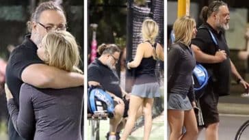 Russell Crowe & Britney Theriot GO OUT IN PUBLIC
