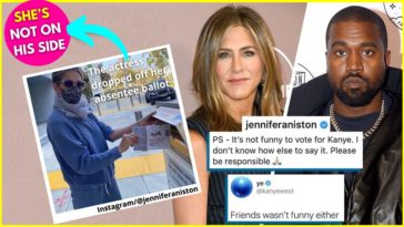 Jennifer Aniston VS Kanye West _ DONT VOTE FOR HIM