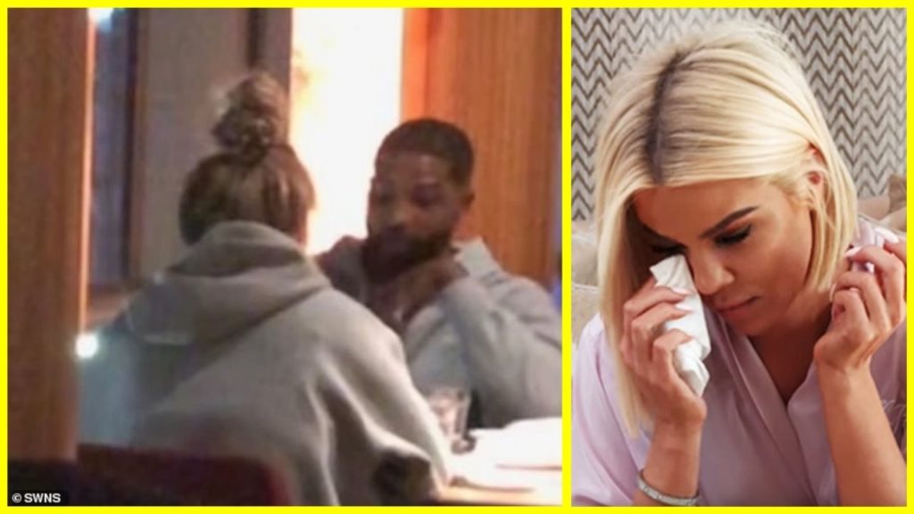 Tristan Thompson was spotted enjoying dinner in Boston with his female estate manager