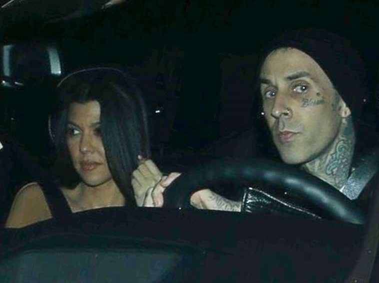 Kourtney Kardashian and Travis Barker First Valentine Day Together