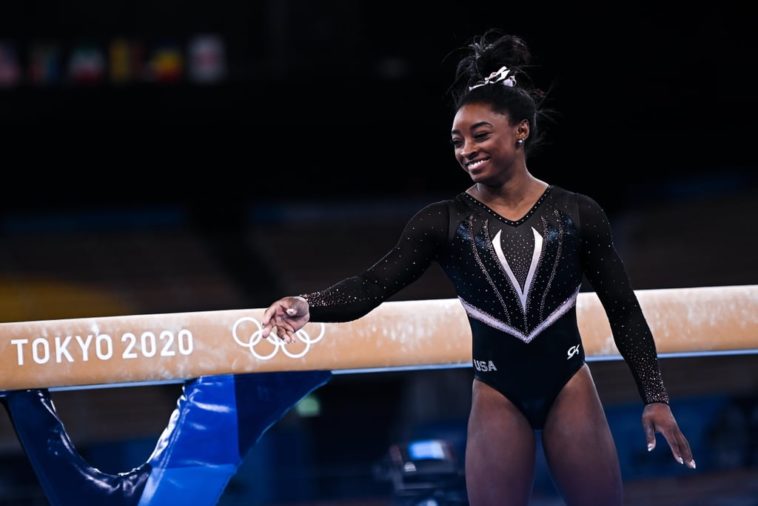 Simone Biles Yurchenko double pike and and wins Olympic gold medals in Tokyo