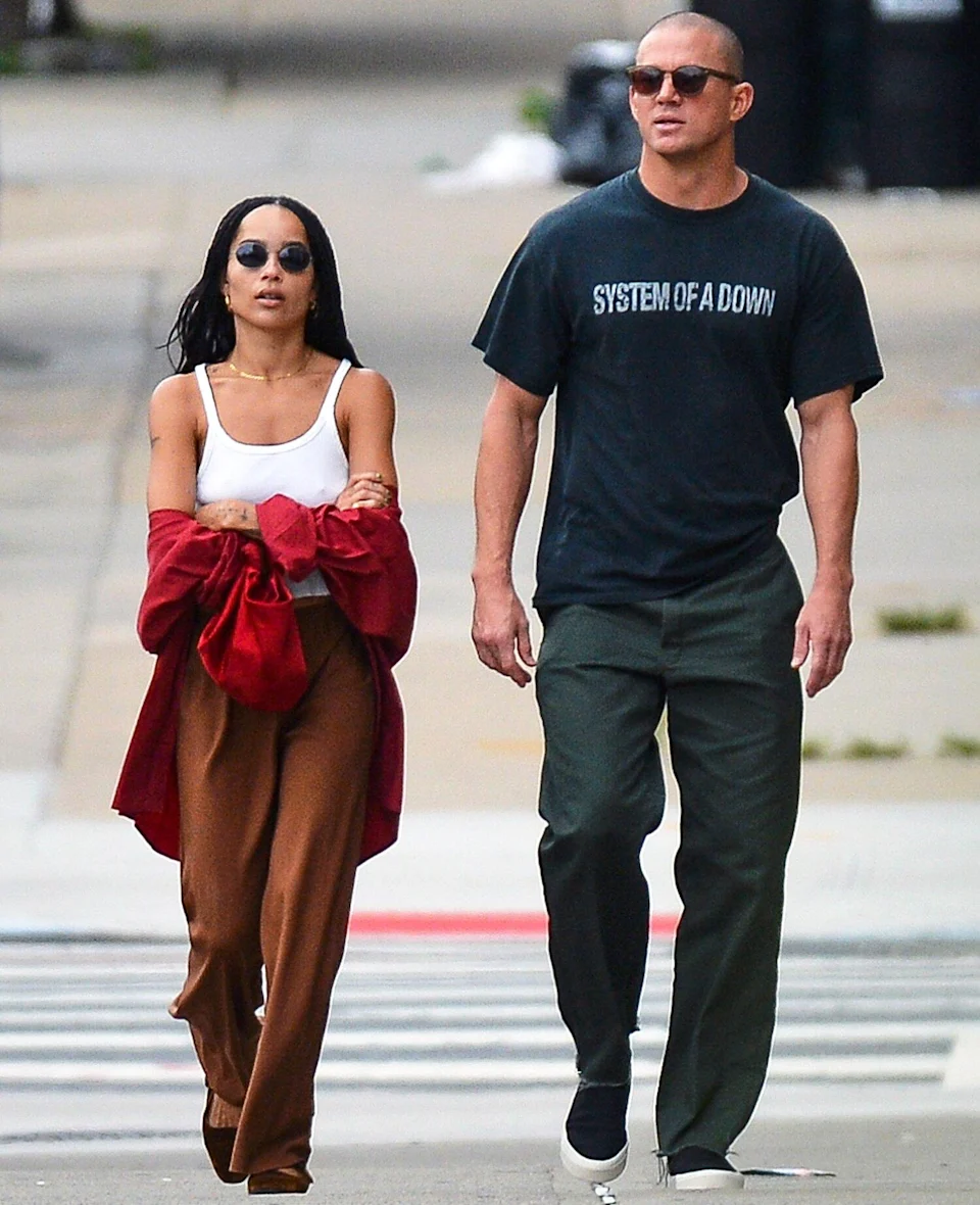 Zoë Kravitz and Channing Tatum in New York