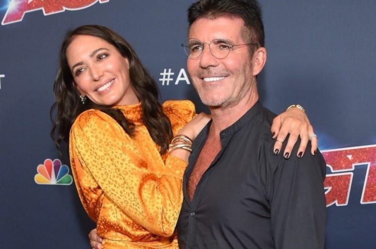 Lauren Silverman and Simon Cowell arrives at the America's Got Talent Season 14 Live Show Red Carpet